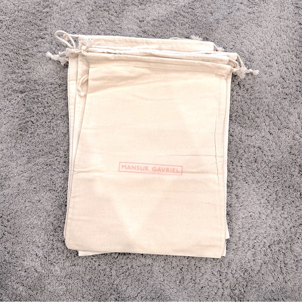🆕 Mansur Gavriel Dustbags (x9)